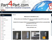 Tablet Screenshot of part4part.com